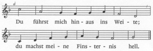 Du führst mich hinaus Lv KG 607