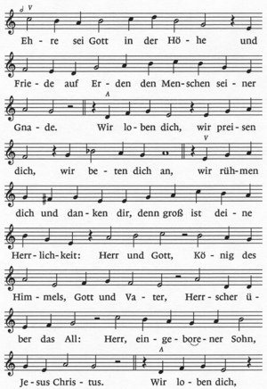 Gloria (erster Teil) KG 82
