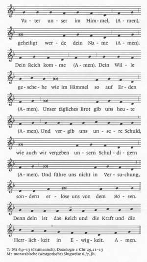 Vater unser (mozarabisch) KG 124
