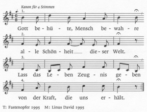 Gott behüte, Mensch bewahre KG 570